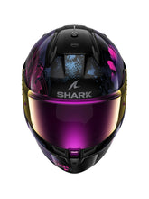 SHARK D-SKWAL 3 MAYFER CAPACETE INTEGRAL DE MOTO BRANCO VIOLETA PURPURINA